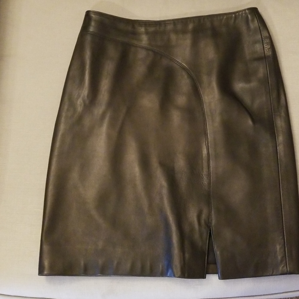 Leather skirt
